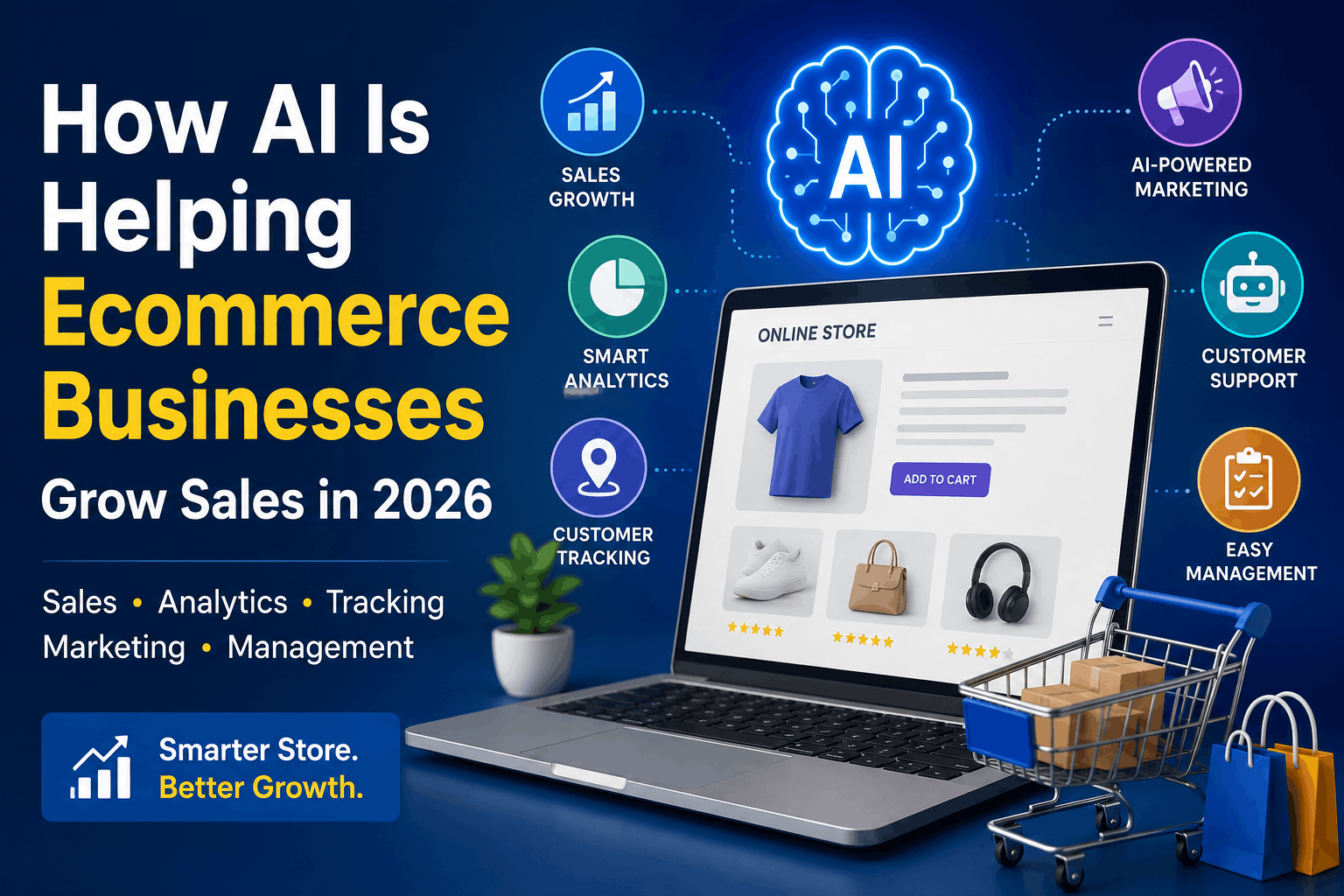 How AI Is Helping Ecommerce Businesses Grow Sales in 2026